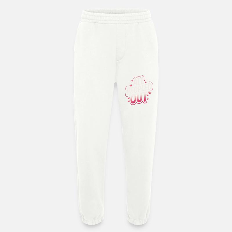 Introvertierter asozialer introvertierter - Heavyweight Jogginghose - made by SPREAD  - OFF WHITE