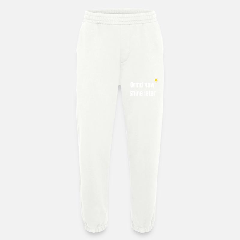 Arbeite Jetzt strahlen später - Heavyweight Jogginghose - made by SPREAD - OFF WHITE