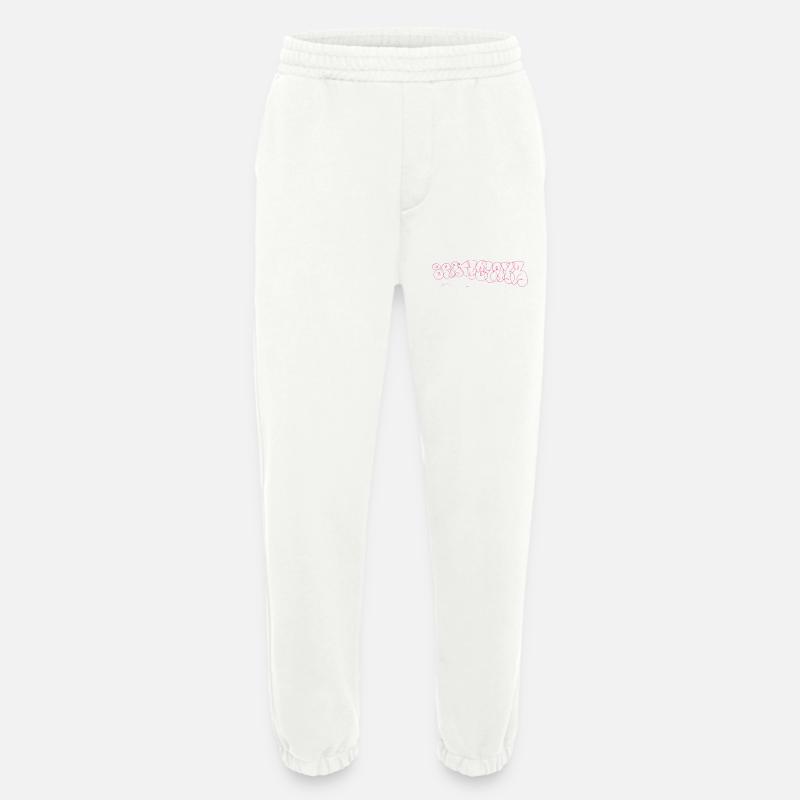 Bratislava Graffiti Souvenir - Heavyweight Jogging Pants - made by SPREAD  - OFF WHITE