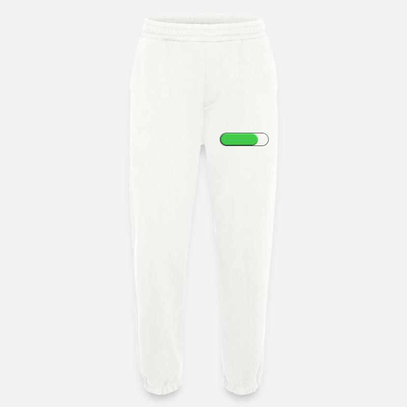 Petite Verte gauge (loading) - Heavyweight Jogging Pants - made by SPREAD  - OFF WHITE