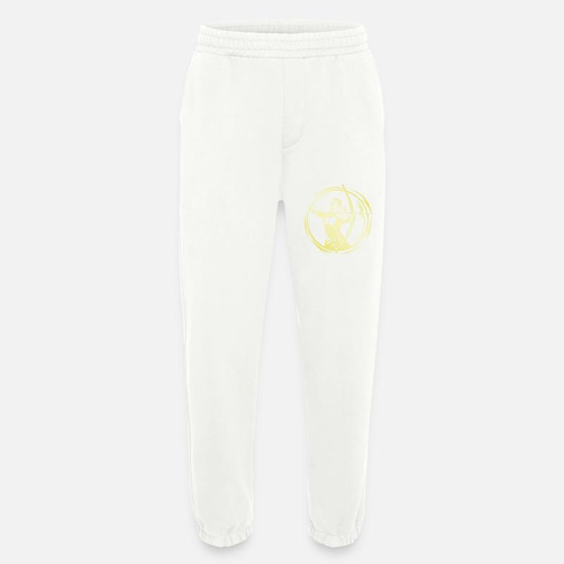 Bogenschießen Mann - Heavyweight Jogginghose - made by SPREAD  - OFF WHITE