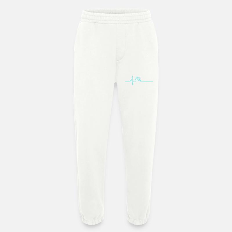 Elektrokardiogramm - Tod - Blau - Heavyweight Jogginghose - made by SPREAD - OFF WHITE