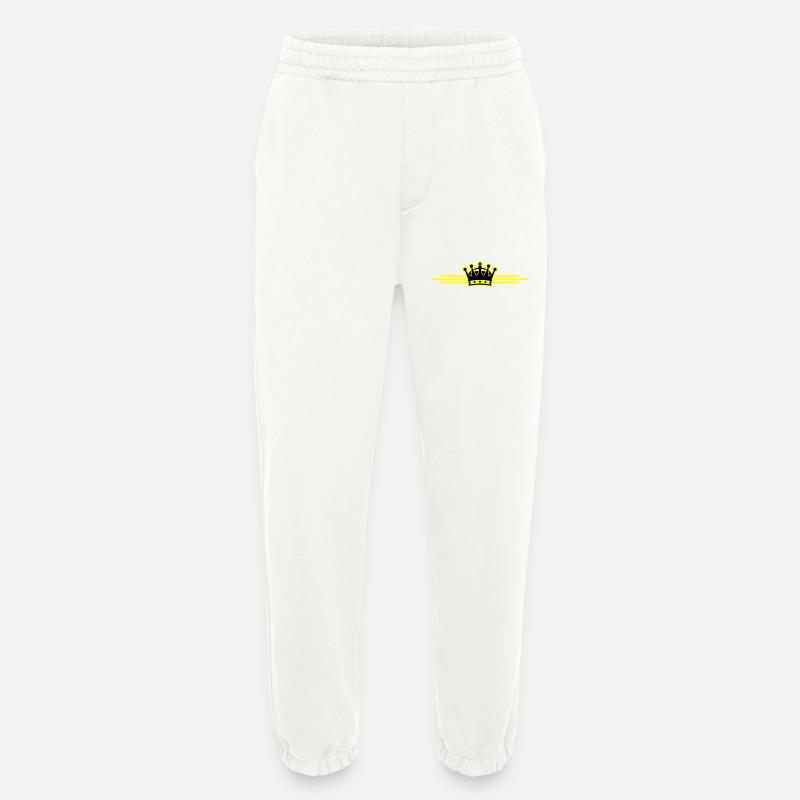 Krone Linie - Heavyweight Jogginghose - made by SPREAD  - OFF WHITE
