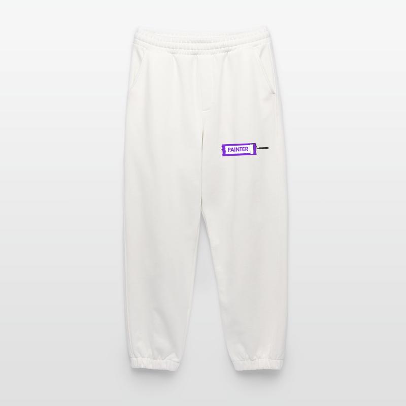 Farbroller mit lila Farbe Heavyweight Jogginghose - made by SPREAD 