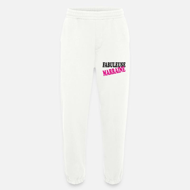 FABULOUS GODMOTHER - Heavyweight Jogging Pants - made by SPREAD  - OFF WHITE