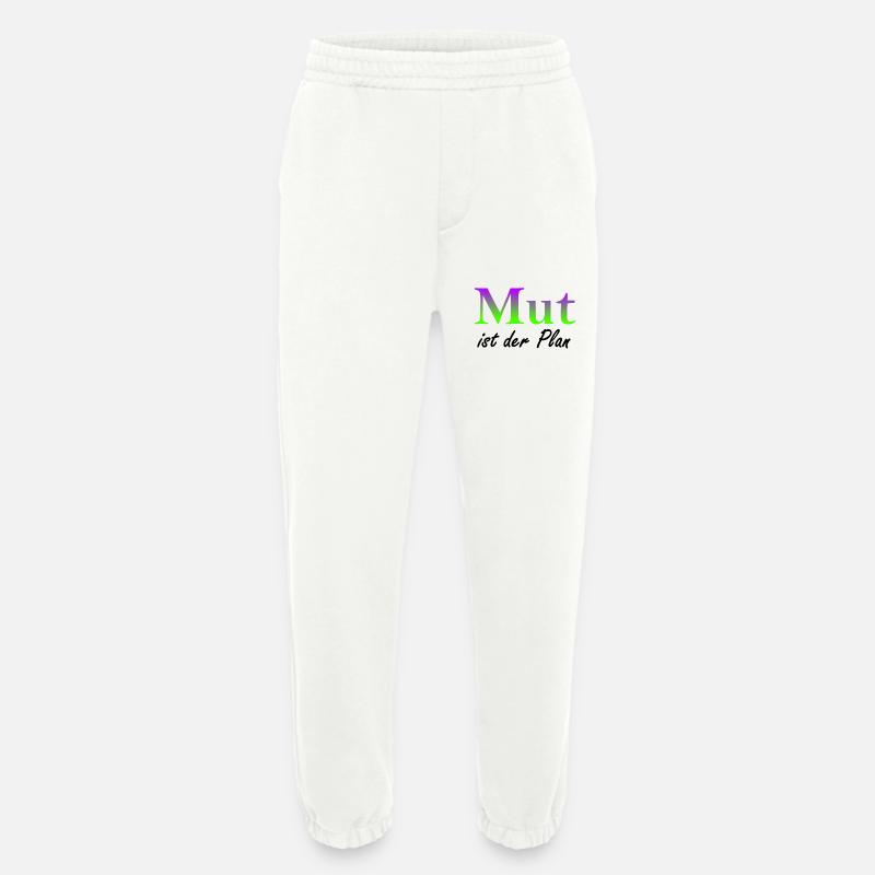 Mut ist der Plan - Heavyweight Jogginghose - made by SPREAD  - OFF WHITE
