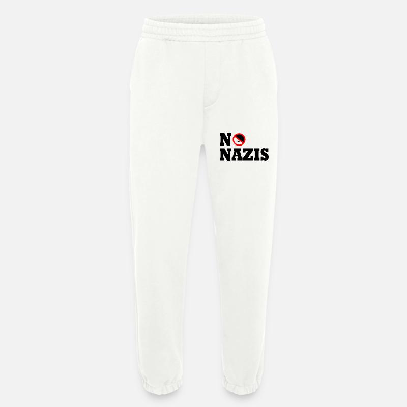 No nazis - Heavyweight Jogginghose - made by SPREAD  - OFF WHITE
