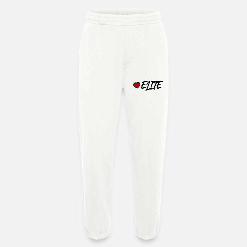 Elite Herz - Heavyweight Jogginghose - made by SPREAD  - OFF WHITE