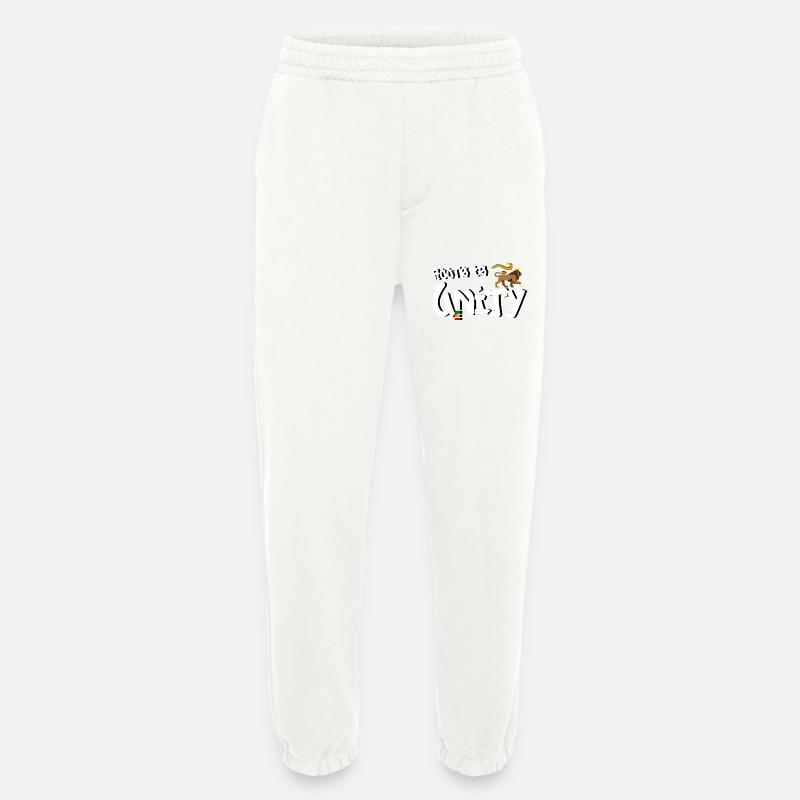 Roots is Unity - Heavyweight Jogging Pants - made by SPREAD  - OFF WHITE