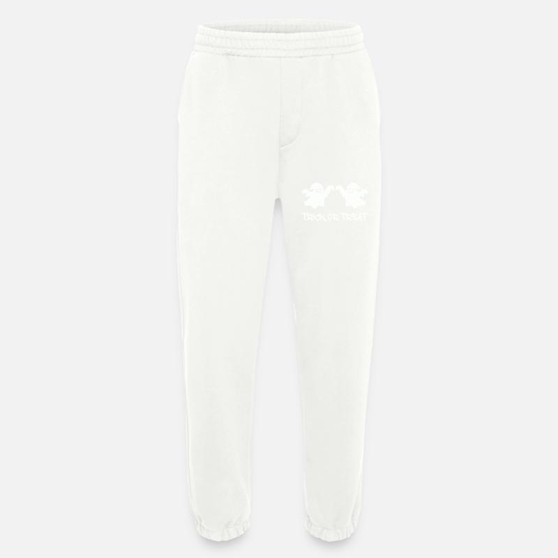 ghosts trick or treat - Heavyweight Jogginghose - made by SPREAD  - OFF WHITE