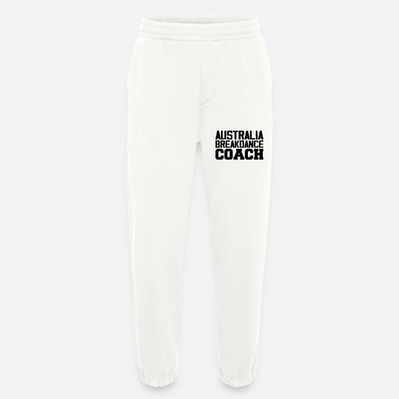 Australien Breakdance Trainer - Heavyweight Jogginghose - made by SPREAD  - OFF WHITE