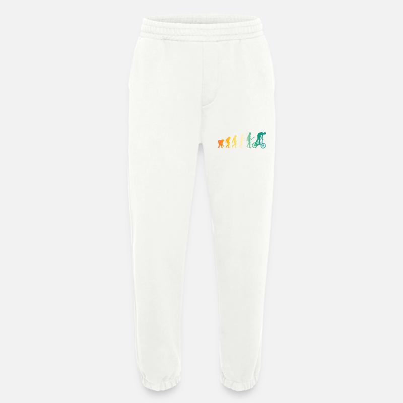 Vélo Evolution VTT - Pantalon de jogging bio épais fabriqué en UE - OFF WHITE