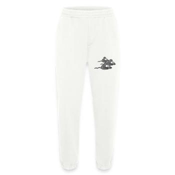 3 Mice Family Child Mom Dad Parents Three Friends - Heavyweight Jogging Pants - made by SPREAD  - OFF WHITE - Front