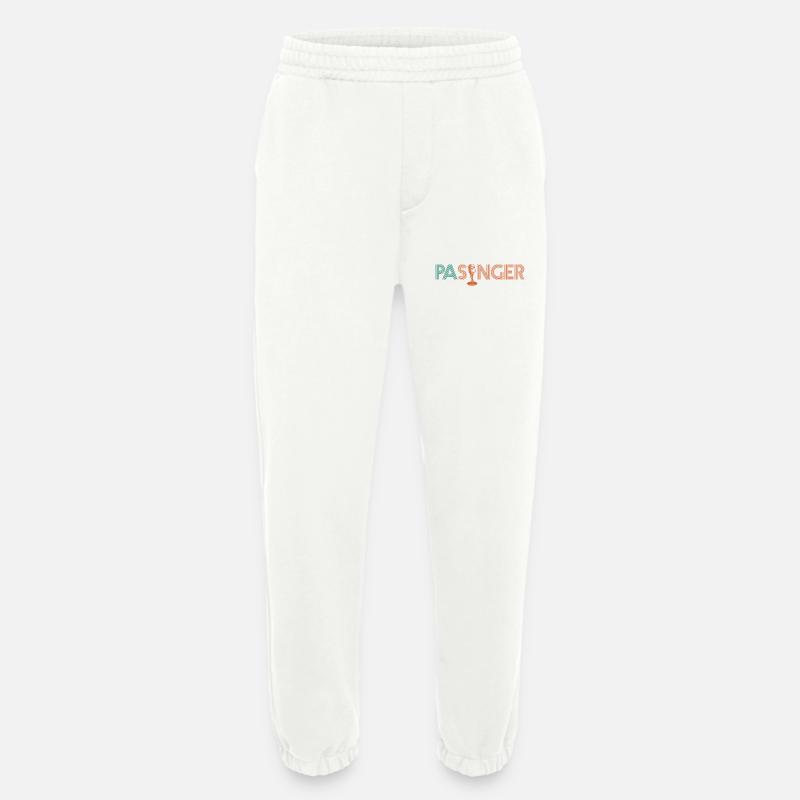 Passinger Mikrofon Typografie - Heavyweight Jogginghose - made by SPREAD  - OFF WHITE