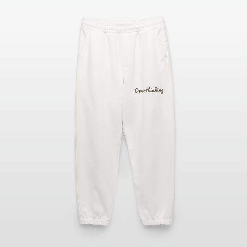 Repenser la conception calligraphique Pantalon de jogging bio épais fabriqué en UE