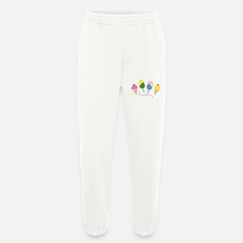 Ice Cream - Heavyweight Jogginghose - made by SPREAD  - OFF WHITE