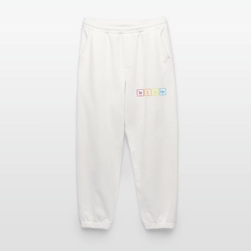 Techno éléments Pantalon de jogging bio épais fabriqué en UE