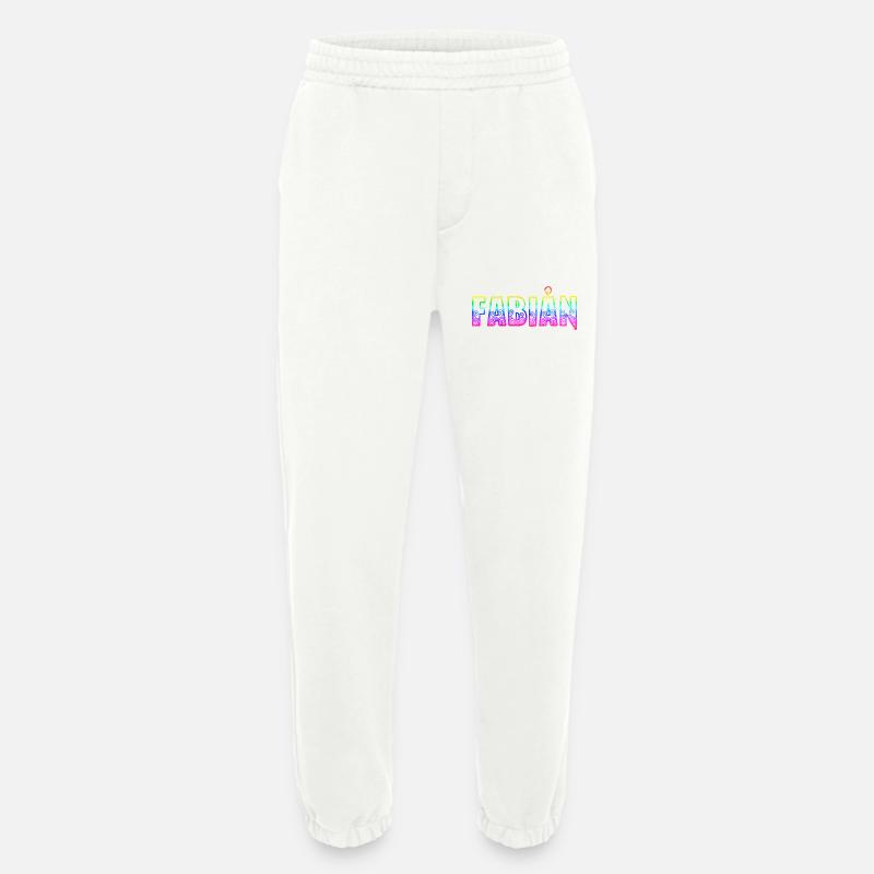 fabian rs regenbogen - Heavyweight Jogginghose - made by SPREAD  - OFF WHITE