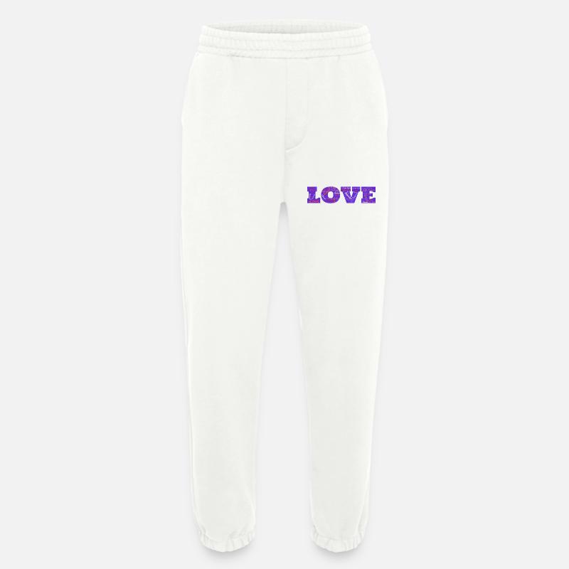 LIEBE - Heavyweight Jogginghose - made by SPREAD  - OFF WHITE