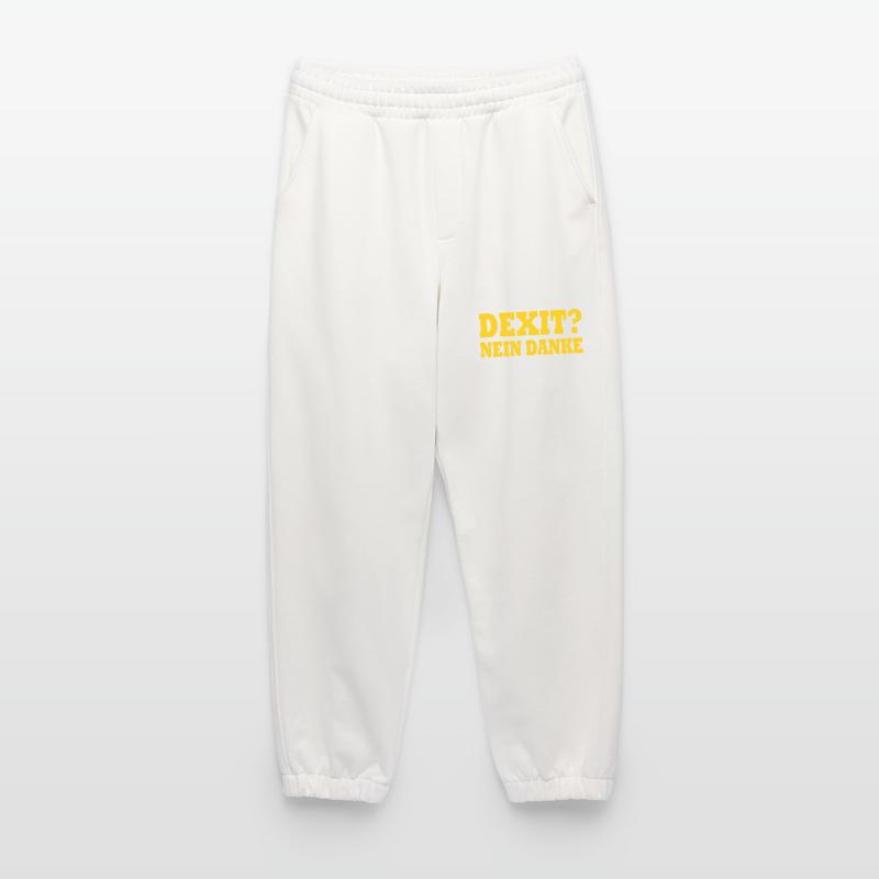 Dexit non merci Pantalon de jogging bio épais fabriqué en UE