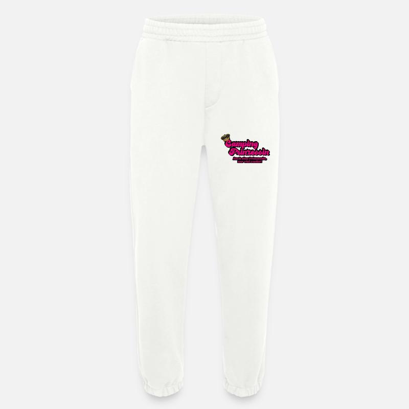 Camping Prinzessin - Heavyweight Jogginghose - made by SPREAD  - OFF WHITE