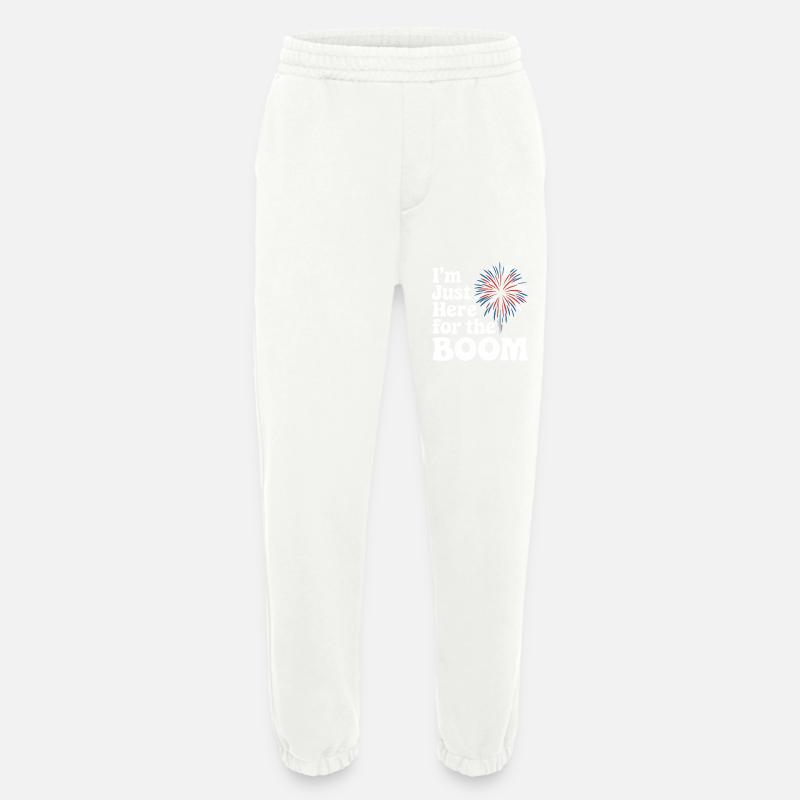 Pyrotechnics Fireworks Pyrotechnics - Heavyweight Jogging Pants - made by SPREAD  - OFF WHITE