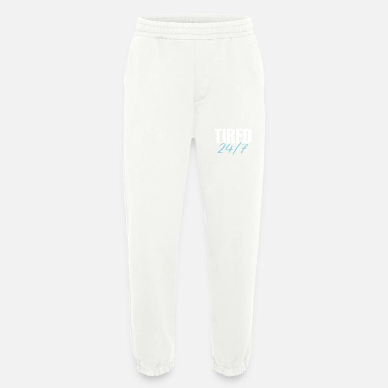 Tired 24/7 - Heavyweight Jogging Pants - made by SPREAD  - OFF WHITE