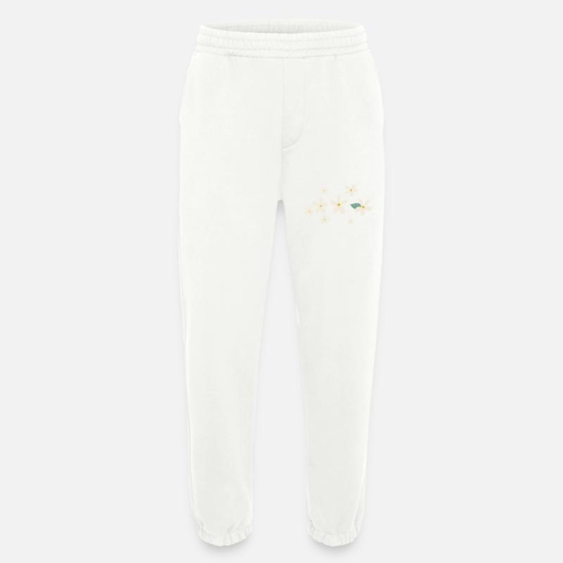 Blumen Gänseblümchen Geschenkidee - Heavyweight Jogginghose - made by SPREAD  - OFF WHITE