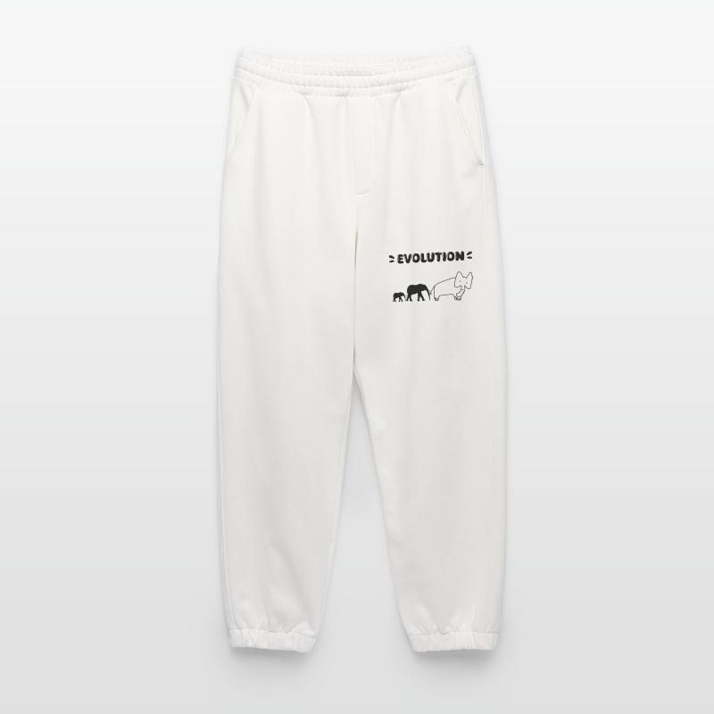 Elephant Evolution – Funny Stages of Evolution. Heavyweight Jogging Pants - made by SPREAD 