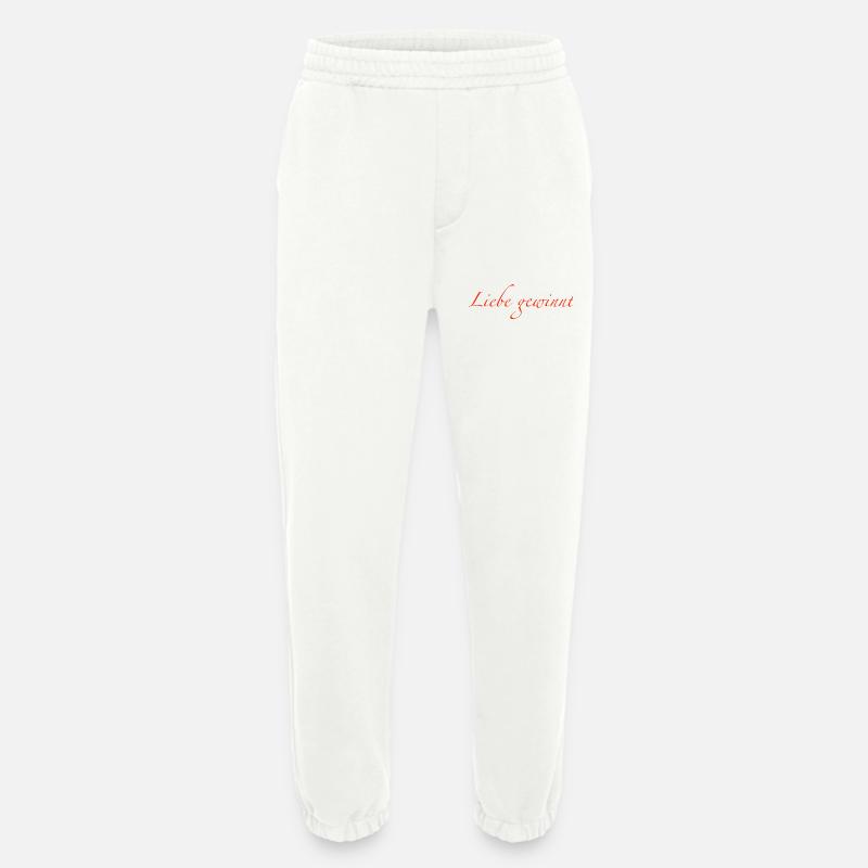 Liebe gewinnt - Heavyweight Jogginghose - made by SPREAD  - OFF WHITE
