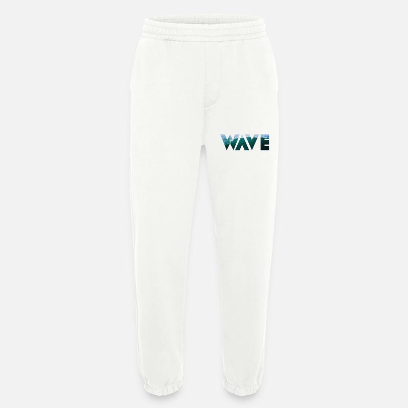 Wave - Welle - Heavyweight Jogginghose - made by SPREAD  - OFF WHITE
