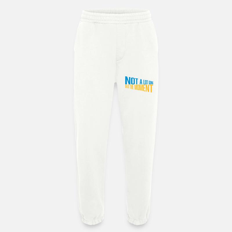 Not much going on - Heavyweight Jogginghose - made by SPREAD  - OFF WHITE