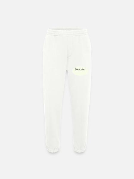 Nice Here Blank Template - Heavyweight Jogging Pants - made by SPREAD  - OFF WHITE