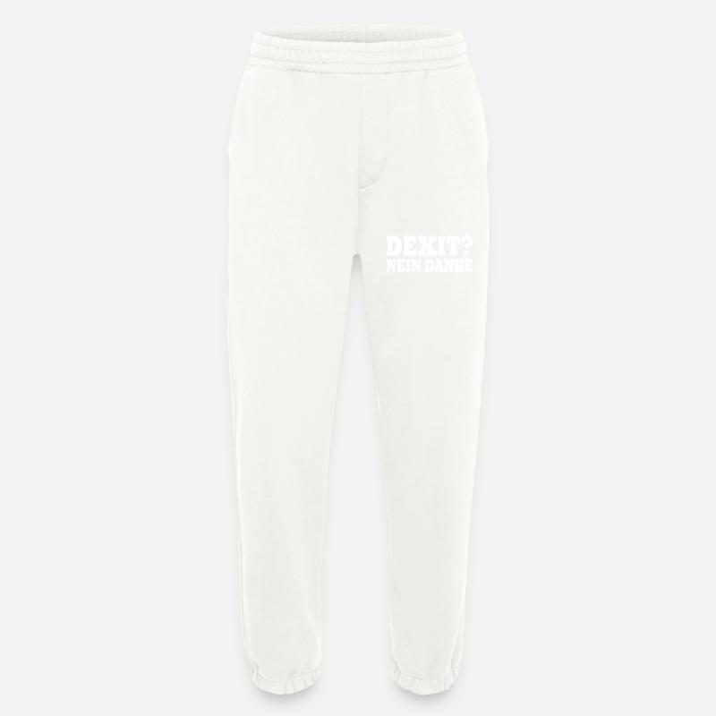 Dexit nein danke - Heavyweight Jogginghose - made by SPREAD - OFF WHITE