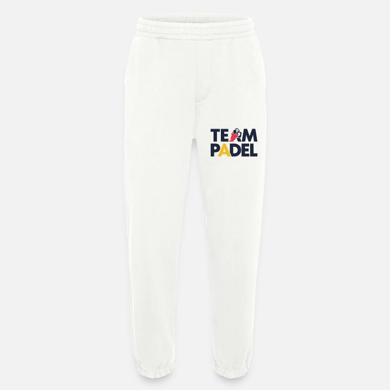 Team Padel 3 - Heavyweight Jogginghose - made by SPREAD  - OFF WHITE