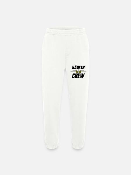 Säufer Crew Bier - Heavyweight Jogginghose - made by SPREAD - OFF WHITE