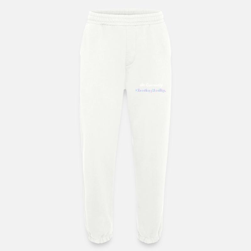 Currently Ghosting Reality Shirt - Heavyweight Jogging Pants - made by SPREAD  - OFF WHITE