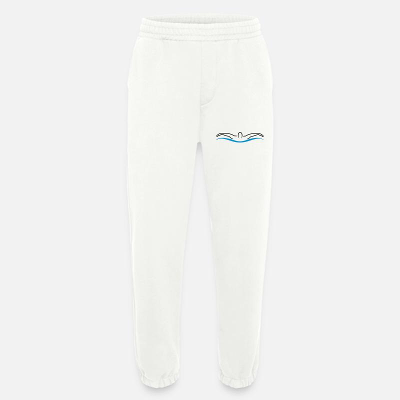 schwimmen - Heavyweight Jogginghose - made by SPREAD  - OFF WHITE