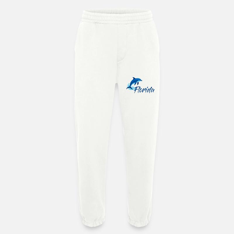 Delfin Florida Urlaub - Heavyweight Jogginghose - made by SPREAD  - OFF WHITE