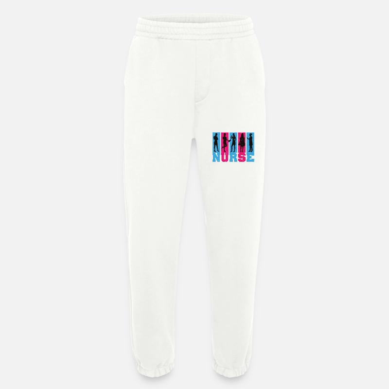 Nurse Krankenschwester Spruch Statement Beruf - Heavyweight Jogginghose - made by SPREAD  - OFF WHITE