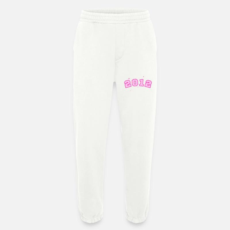 2012 rose star - Heavyweight Jogging Pants - made by SPREAD - OFF WHITE