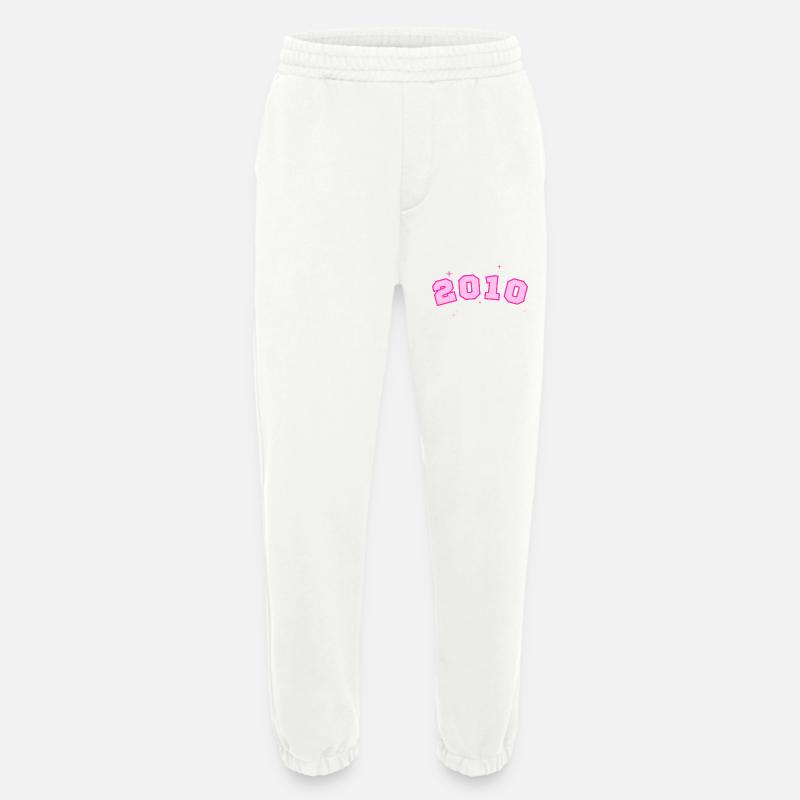 2010 rose star - Heavyweight Jogging Pants - made by SPREAD - OFF WHITE