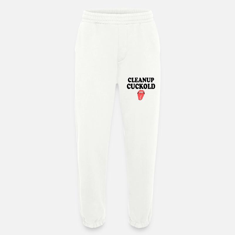 cuckold - Heavyweight Jogging Pants - made by SPREAD  - OFF WHITE