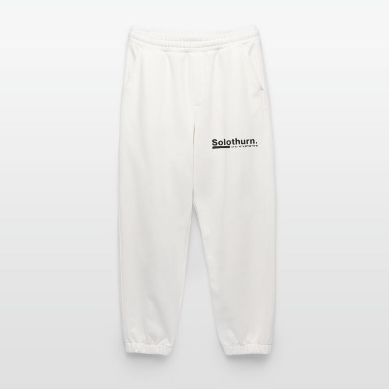 Solothurn coordinates Canton Switzerland Heavyweight Jogging Pants - made by SPREAD 