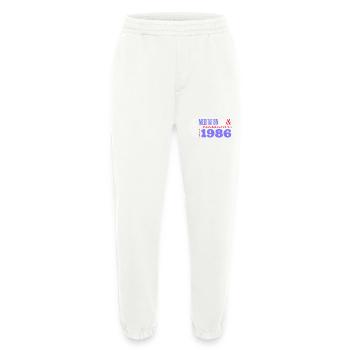 Meditating Since 1986 - 39 Years of Inner Peace - - Heavyweight Jogging Pants - made by SPREAD  - OFF WHITE - Front