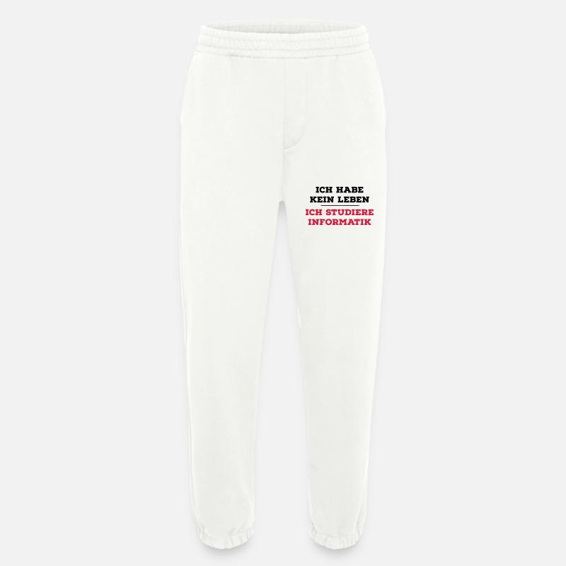 Informatiker - Heavyweight Jogginghose - made by SPREAD  - OFF WHITE