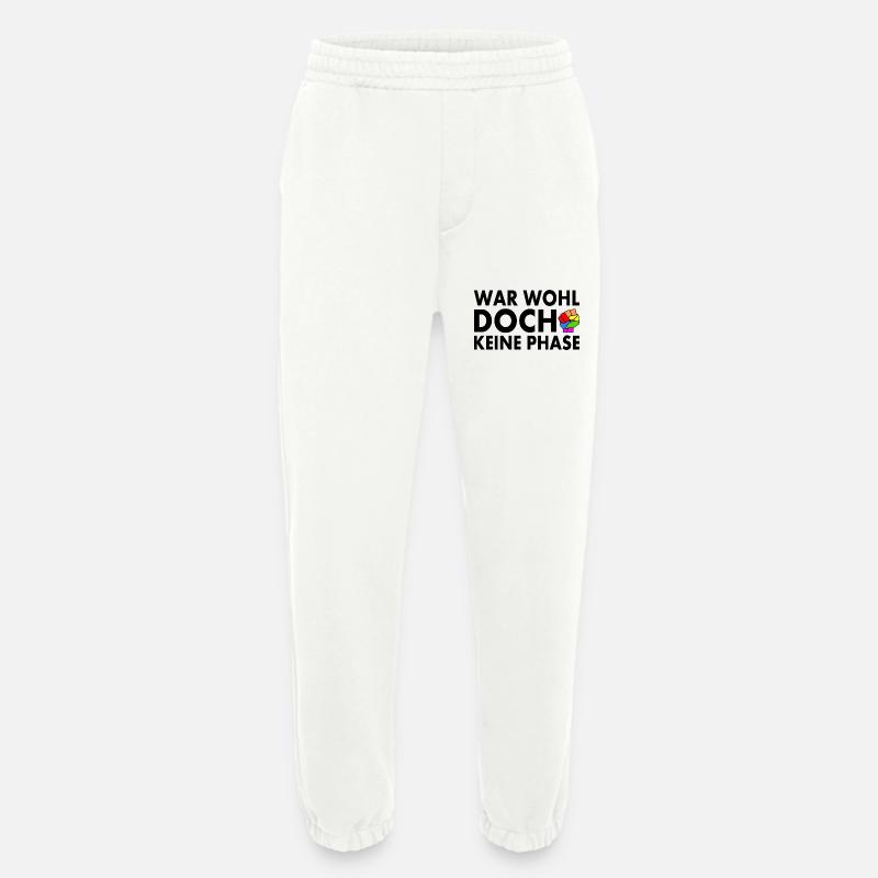 war wohl doch keine phase - Heavyweight Jogginghose - made by SPREAD - OFF WHITE
