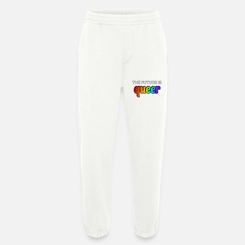 Die Zukunft ist queer - Heavyweight Jogginghose - made by SPREAD  - OFF WHITE