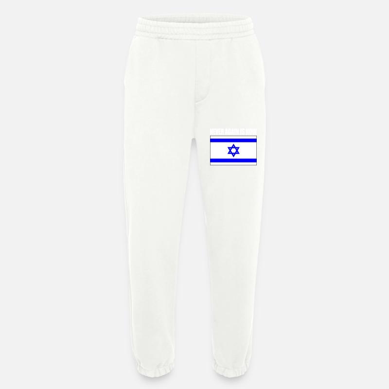 Never again is now - Heavyweight Jogginghose - made by SPREAD  - OFF WHITE