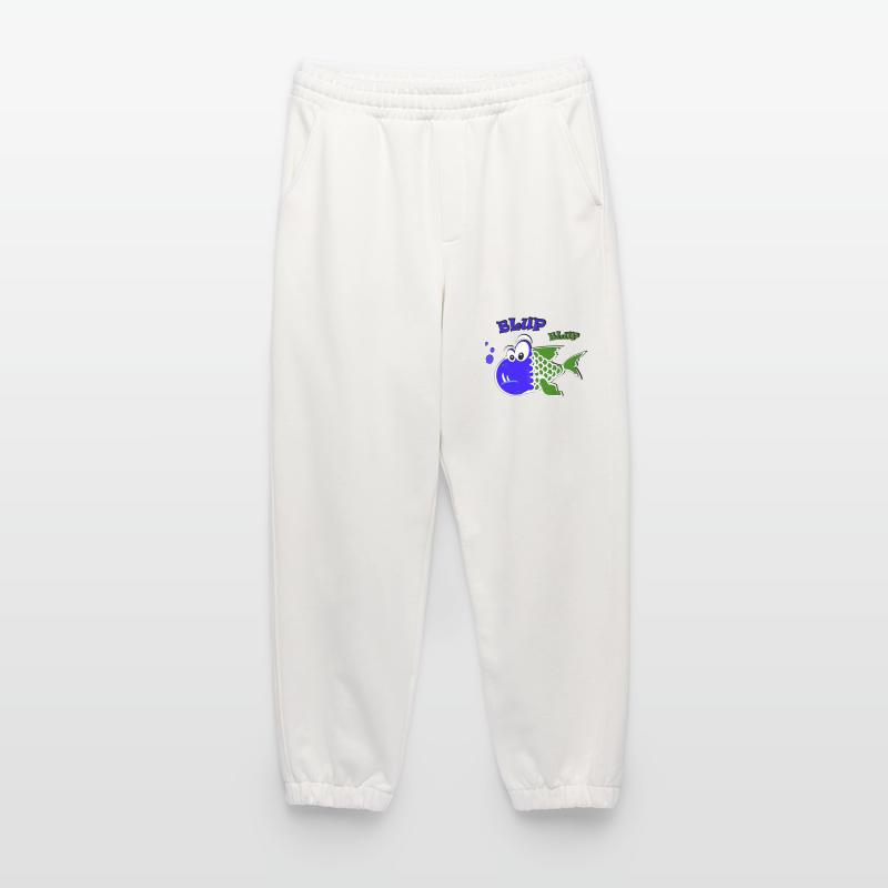 Blup Blup PG Fish Heavyweight Jogging Pants - made by SPREAD 